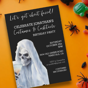 Geest Verschijnt Kleding & Cocktails Verjaardag Kaart