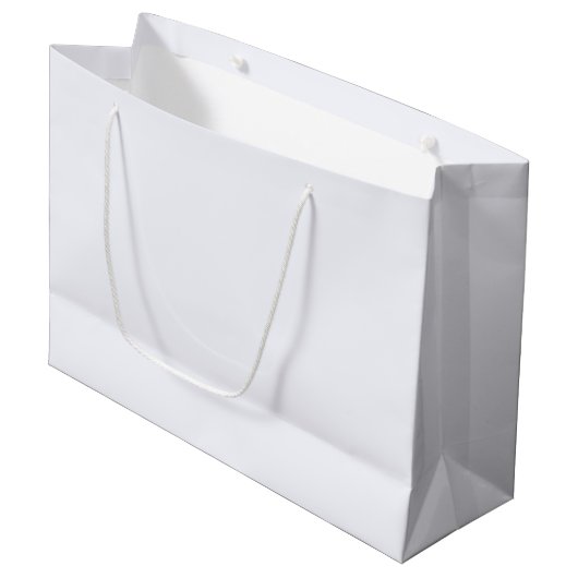 Geest Witte Grote Cadeautas (Voorkant Gekanteld)