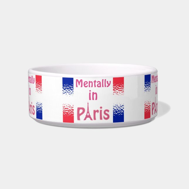 Geestelijk in Paris Pet Bowl Voerbakje (Voorkant)