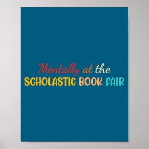 Geestelijk Op De Scholastic Boekenbeurs Retro Vint Poster