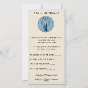 Geestelijke Boeket Katholieke Gebeden Maria Jezus Feestdagenkaart