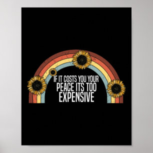 Geestelijke gezondheid als het uw vrede kost is he poster