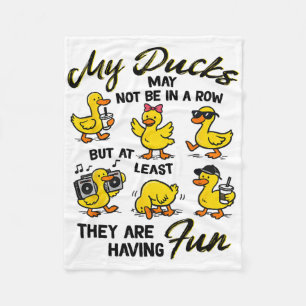 Geestelijke Gezondheid Angst Eend Mijn Eenden Kunn Fleece Deken
