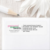 Geestelijke gezondheid | BEWUSTMAKING VAN PERINATA Etiket (Insitu)