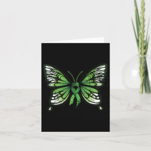 Geestelijke gezondheid Bewustzijn Green Ribbon But Kaart