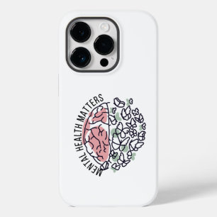 Geestelijke gezondheid doet ertoe Kleurrijke Herse Case-Mate iPhone 14 Pro Hoesje