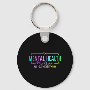 Geestelijke Gezondheid Elke Dag Inspirerend Sleutelhanger
