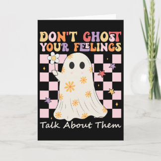 Geestelijke Gezondheid Halloween Negeer Je Gevoele Kaart