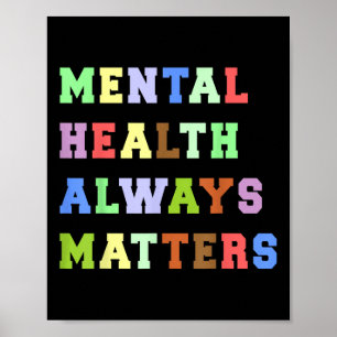 Geestelijke gezondheid is altijd een therapie van poster