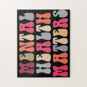 Geestelijke gezondheid is belangrijk voor vrouwen legpuzzel (Verticaal)