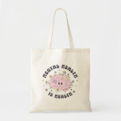 Geestelijke gezondheid is retro tote bag (Voorkant)