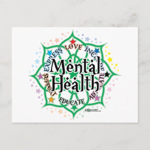 Geestelijke gezondheid Lotus Briefkaart
