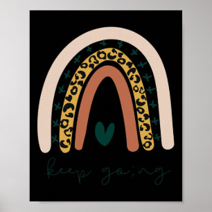 Geestelijke Gezondheid Puntkomma Doorgaan Boho Tre Poster