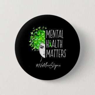 Geestelijke gezondheid ronde button 5,7 cm