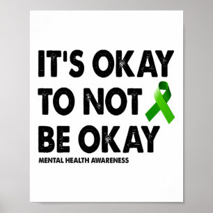 Geestelijke gezondheid S Bewustzijn Lange Mouw _1 Poster