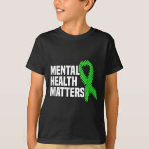 Geestelijke gezondheid S Green Ribbon Geestelijke  T-shirt