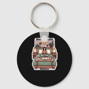 Geestelijke gezondheid S - Positieve bevestiging D Sleutelhanger