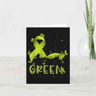 Geestelijke gezondheid S We Draag Green Mental Hea Kaart