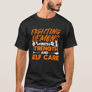 Geestelijke gezondheid vecht demonen met kracht Ha T-shirt
