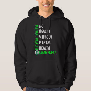Geestelijke gezondheid vecht Stigma Mental Health Hoodie