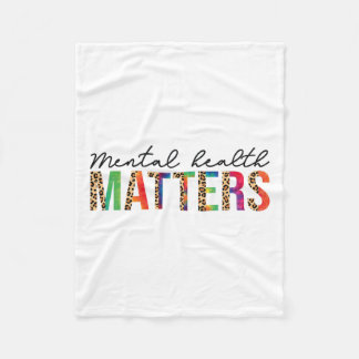 Geestelijke gezondheidsproblemen Bewustzijn bij ee Fleece Deken