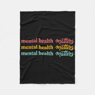 Geestelijke gezondheidsproblemen Hersenziekte bewu Fleece Deken