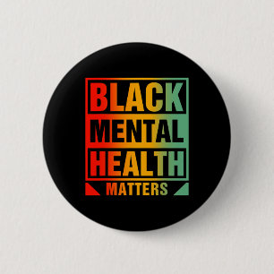 Geestelijke gezondheidsproblemen Menselijk brein C Ronde Button 5,7 Cm