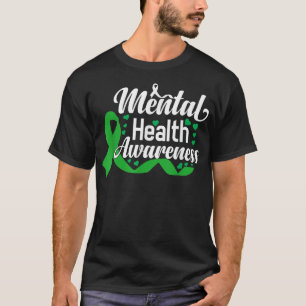 Geestelijke gezondheidsvoorlichting Groen lint3501 T-shirt