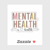 Geestelijke gezondheidsvoorlichting sticker (Vel)