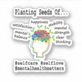 Geestelijke gezondheidsvoorlichting sticker (Voorkant)