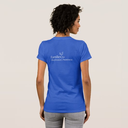 Geestelijke gezondheidsvoorlichting T-Shirt (Achterkant volledig)