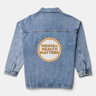 Geestelijke gezondheidsvraagstukken denim jacket