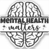Geestelijke gezondheidsvraagstukken sticker (Voorkant)