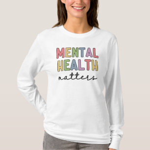 Geestelijke gezondheidsvraagstukken   Voorlichting T-shirt