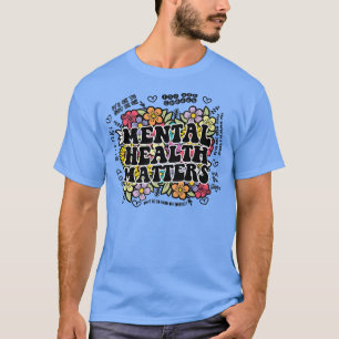 Geestelijke gezondheidszaken geven menselijke hers t-shirt