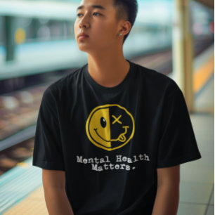 Geestelijke gezondheidszaken, metaalgezondheidsbew t-shirt
