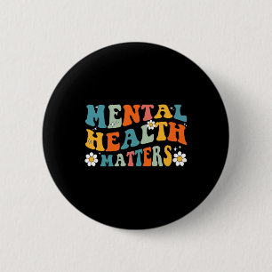 Geestelijke gezondheidszaken - roovy psycholoog th ronde button 5,7 cm