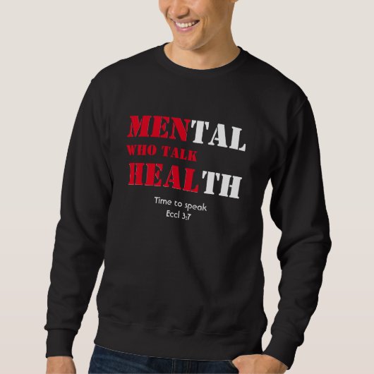 Geestelijke MANNEN die de HEAL Custom Scripting ge Trui (Voorkant)