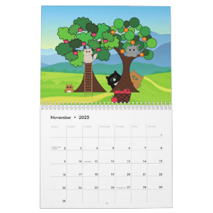 "Geestelijke momenten: een jaar van Kawaii-katten" Kalender