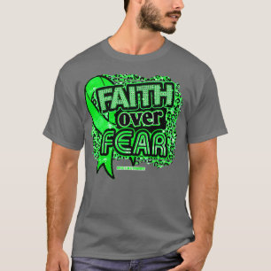 Geestelijke ongerustheid Ribbon Faith over angst T-shirt