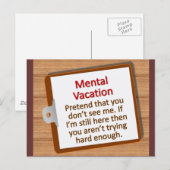 Geestelijke vernauwing briefkaart (Voorkant / Achterkant)