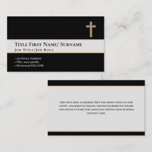Geestelijkheid van de Holy Cross Faith Christian W Visitekaartje