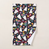 Geesten en bloemen bad handdoek (Handdoek)