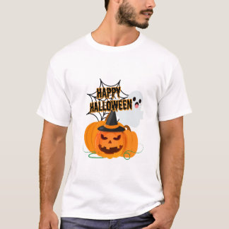 Geesten en pompoen Halloween shirt