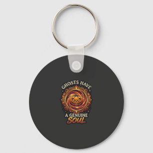 Geesten Hebben Echte Ziel Haloween Pompoen Vuur Sw Sleutelhanger