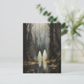 Geesten in de Bossen Halloween Briefkaart (Staand voorkant)