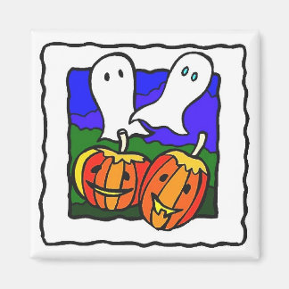 "Geesten, pompoenen" Halloween koelkast magneet