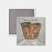 Geesten van de klei magneet (Voorkant / Achterkant)