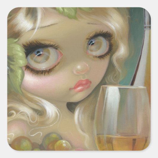 "Geesten van de wijnstok: Chardonnay" Sticker (Voorkant)