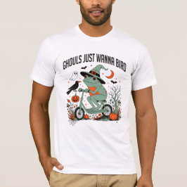 Geesten Willen Net Vogelen Grappige Kikker T-shirt
